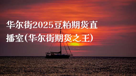 华尔街2025豆粕期货直播室(华尔街期货之王)