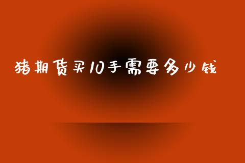 猪期货买10手需要多少钱