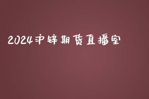 2024沪锌期货直播室