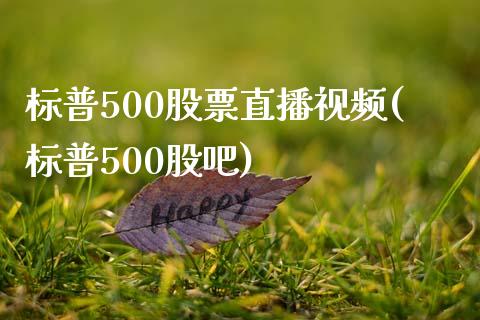 标普500股票直播(标普500股吧)